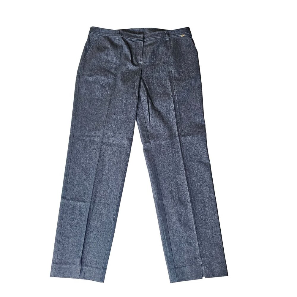 St. John Sport Black Denim Women's  Jean's Fold pressed size 10 0r 29